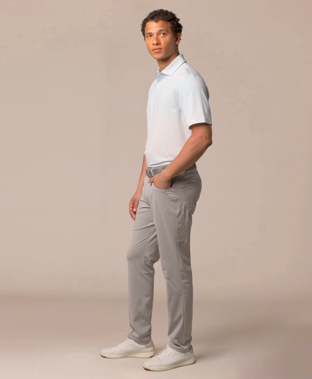 Gradient Stripe Polo