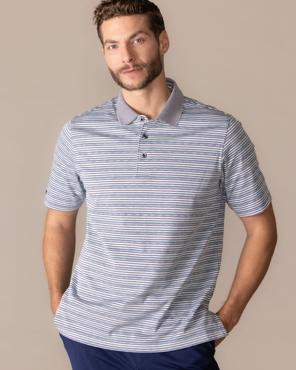 Prism Stripe Polo