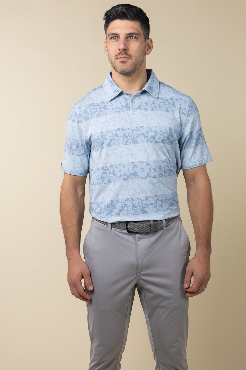 Floral Rugby Polo