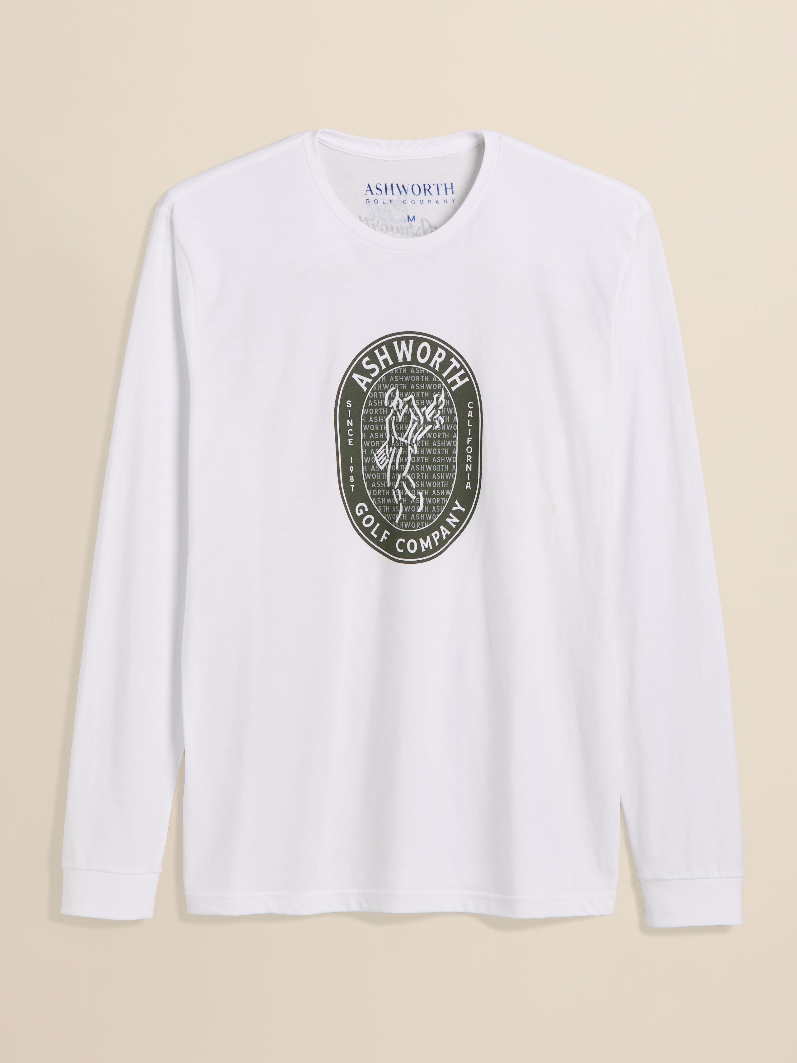 LS Ashworth Golfman Badge Tee