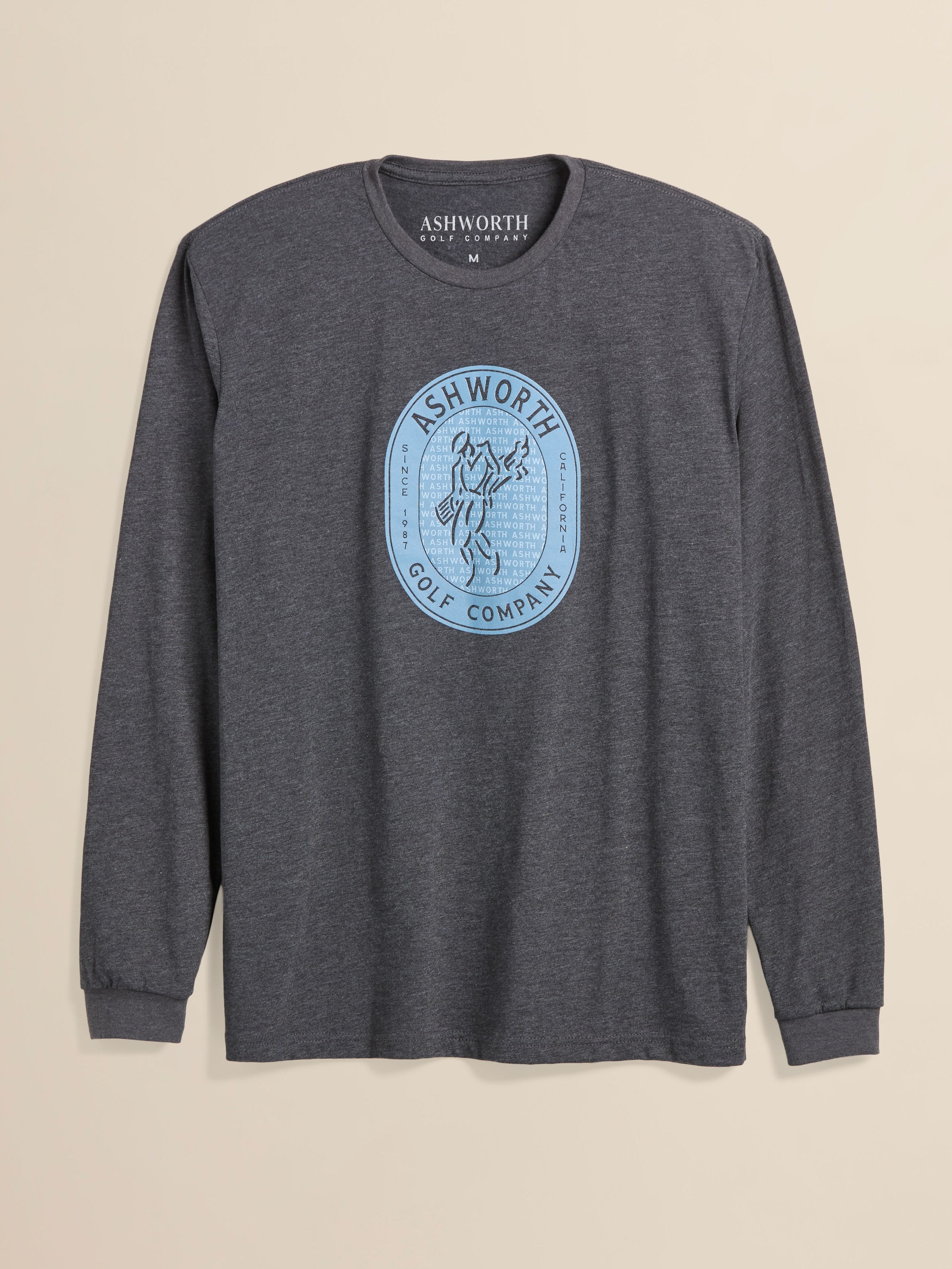 LS Ashworth Golfman Badge Tee