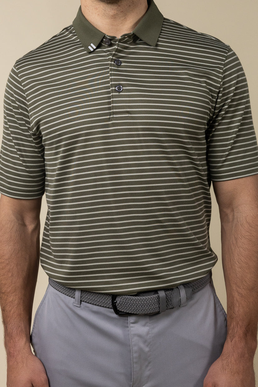 2Bar Stripe Polo