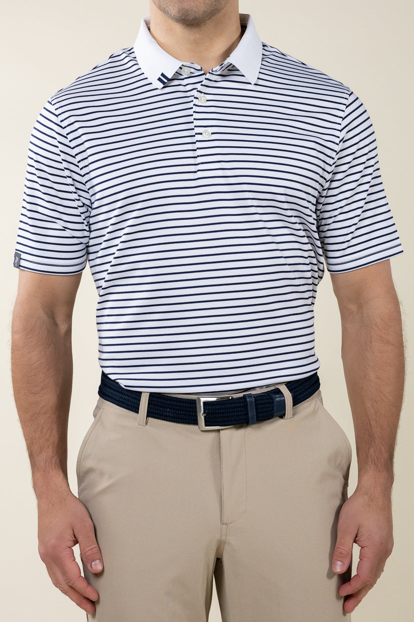 2Bar Stripe Polo