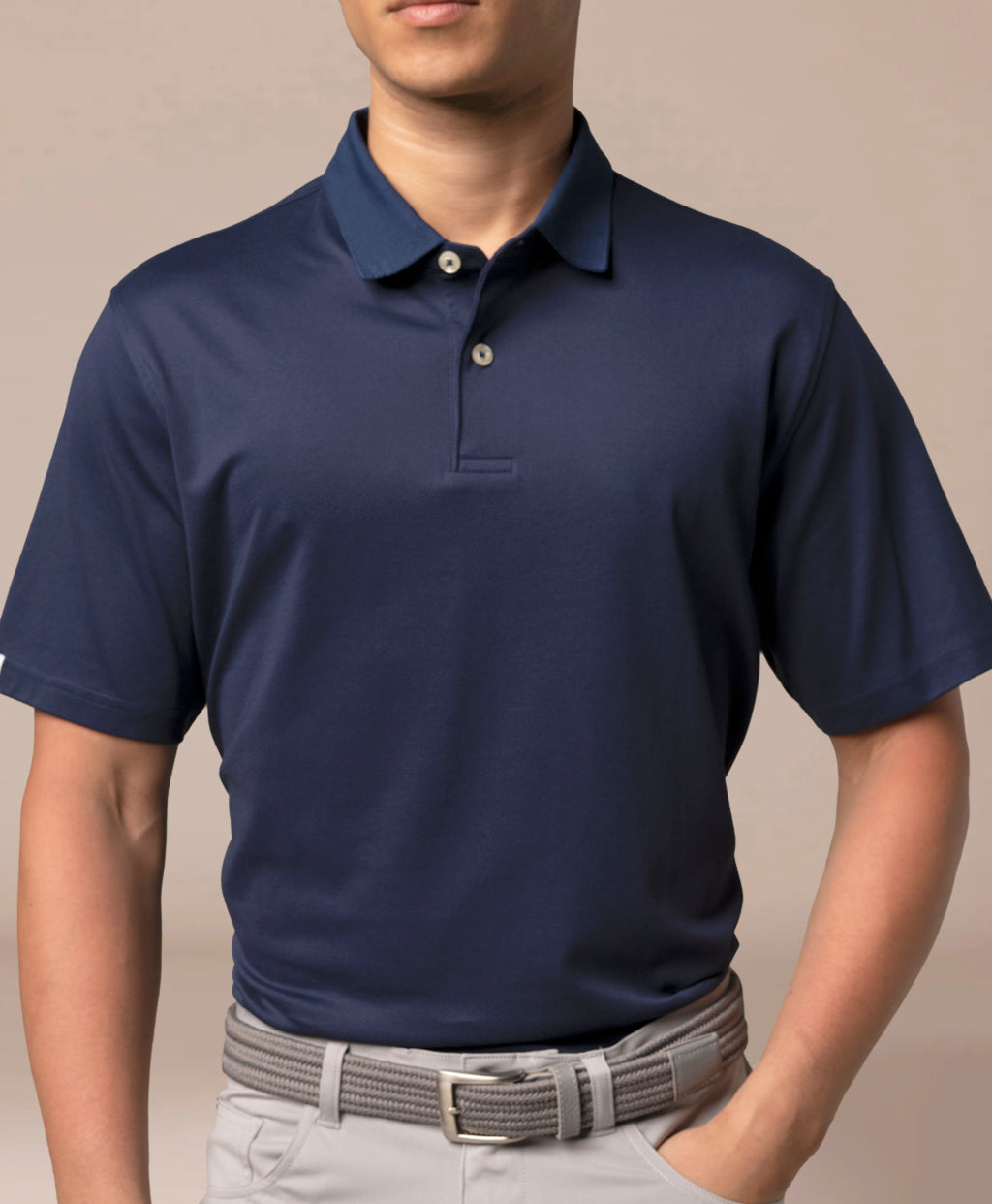 2Bar Solid Polo