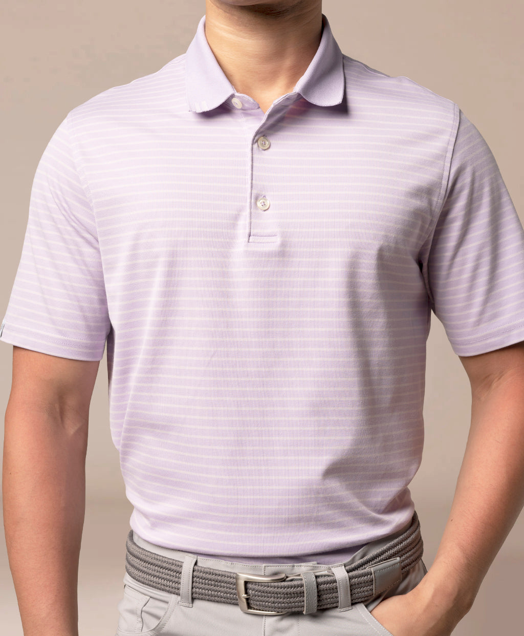 2Bar Stripe Polo