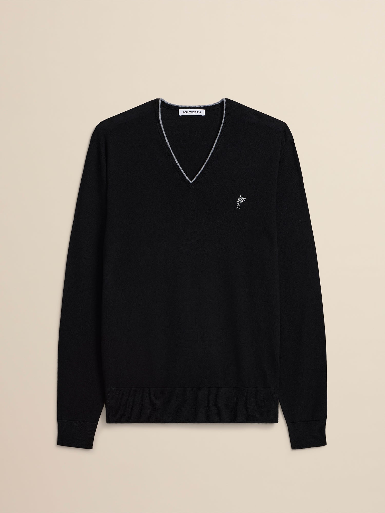 Extrafine Merino Tipped V-Neck