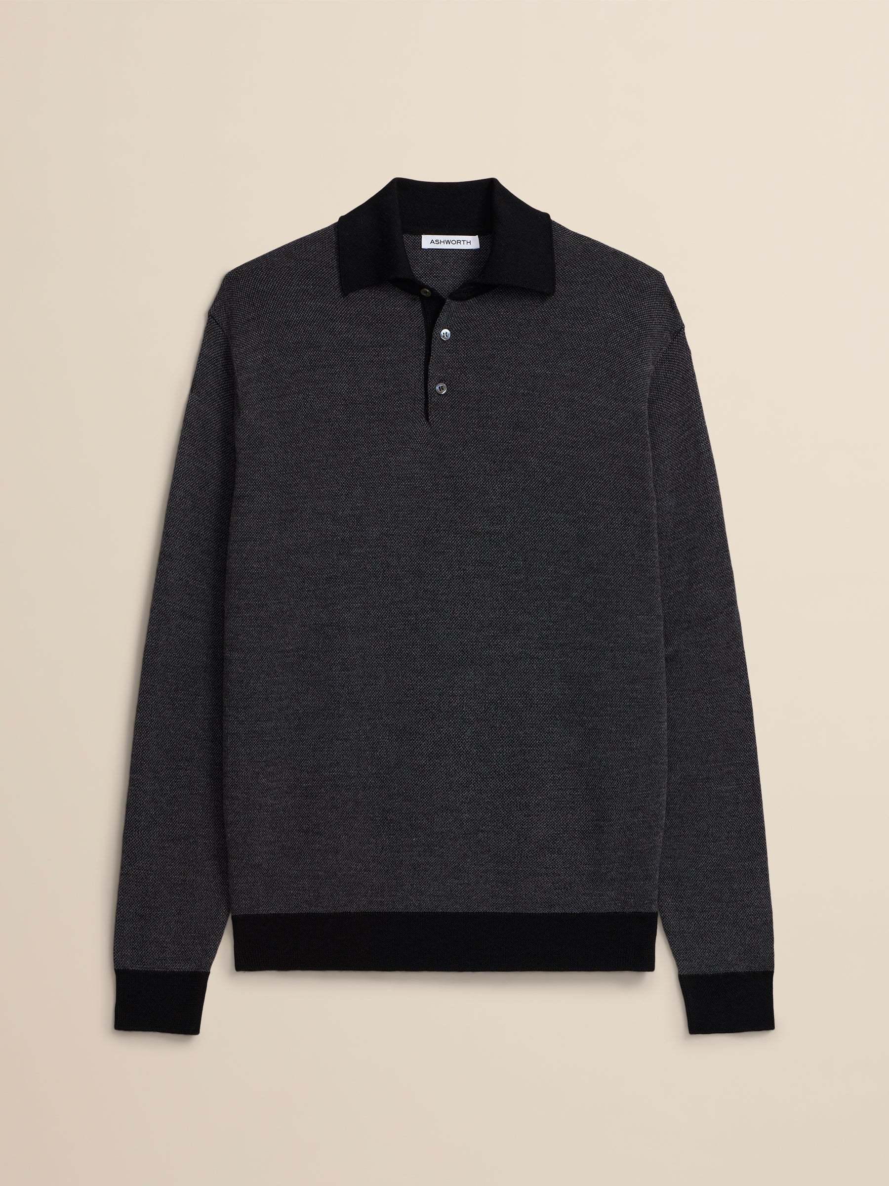 Extrafine Merino Birdseye Polo image