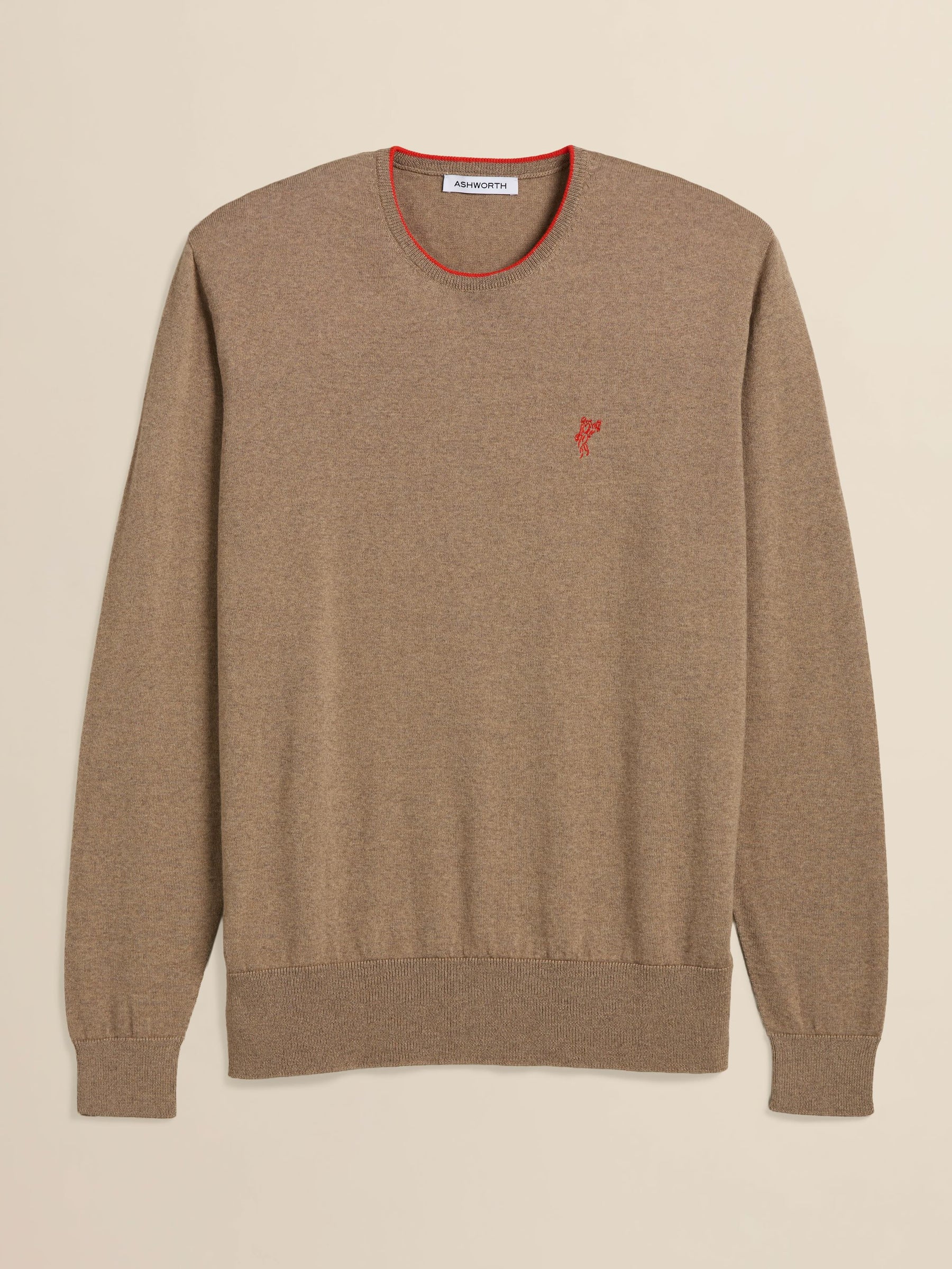 Extrafine Merino Tipped Crewneck