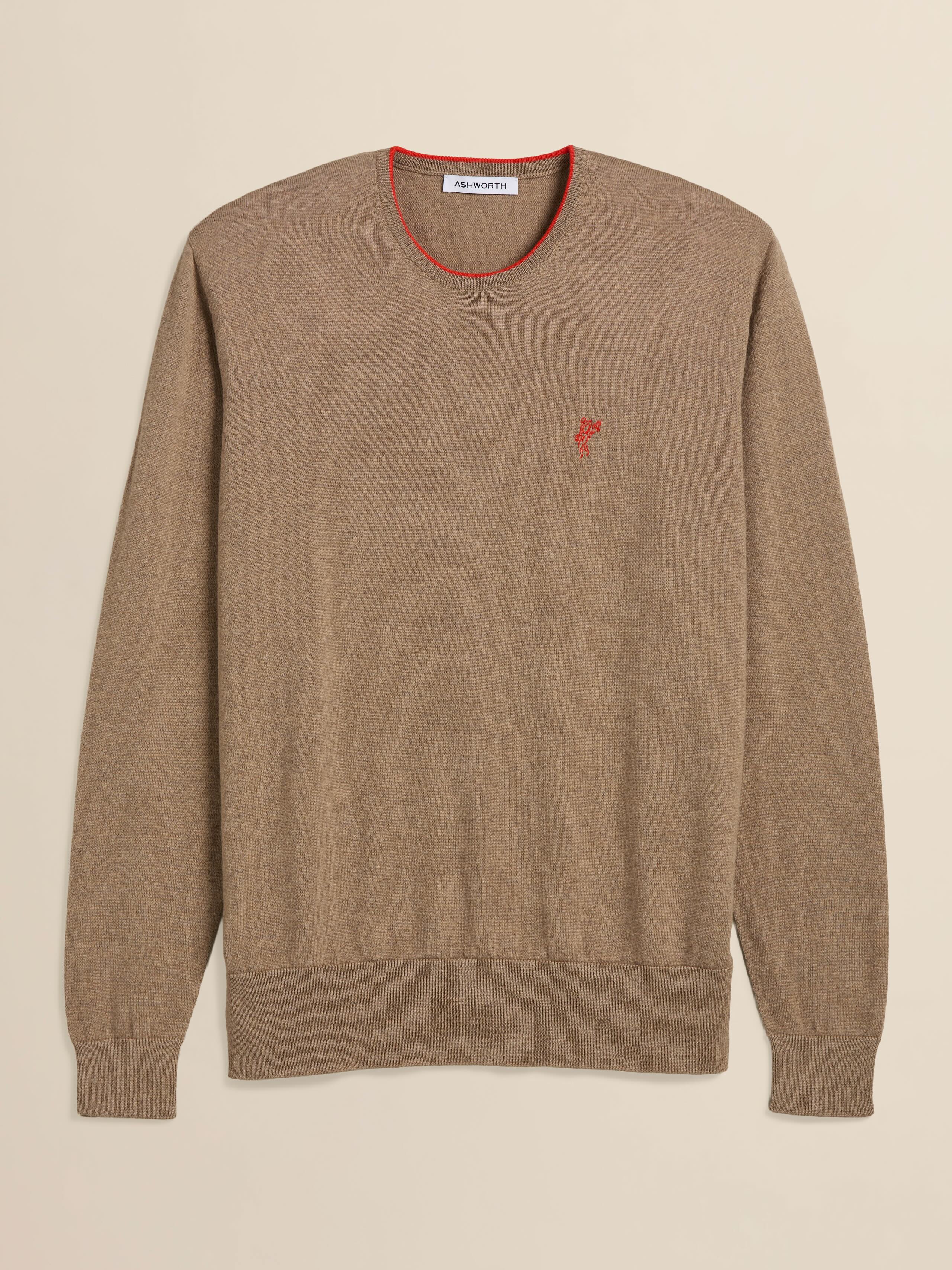 Extrafine Merino Tipped Crewneck