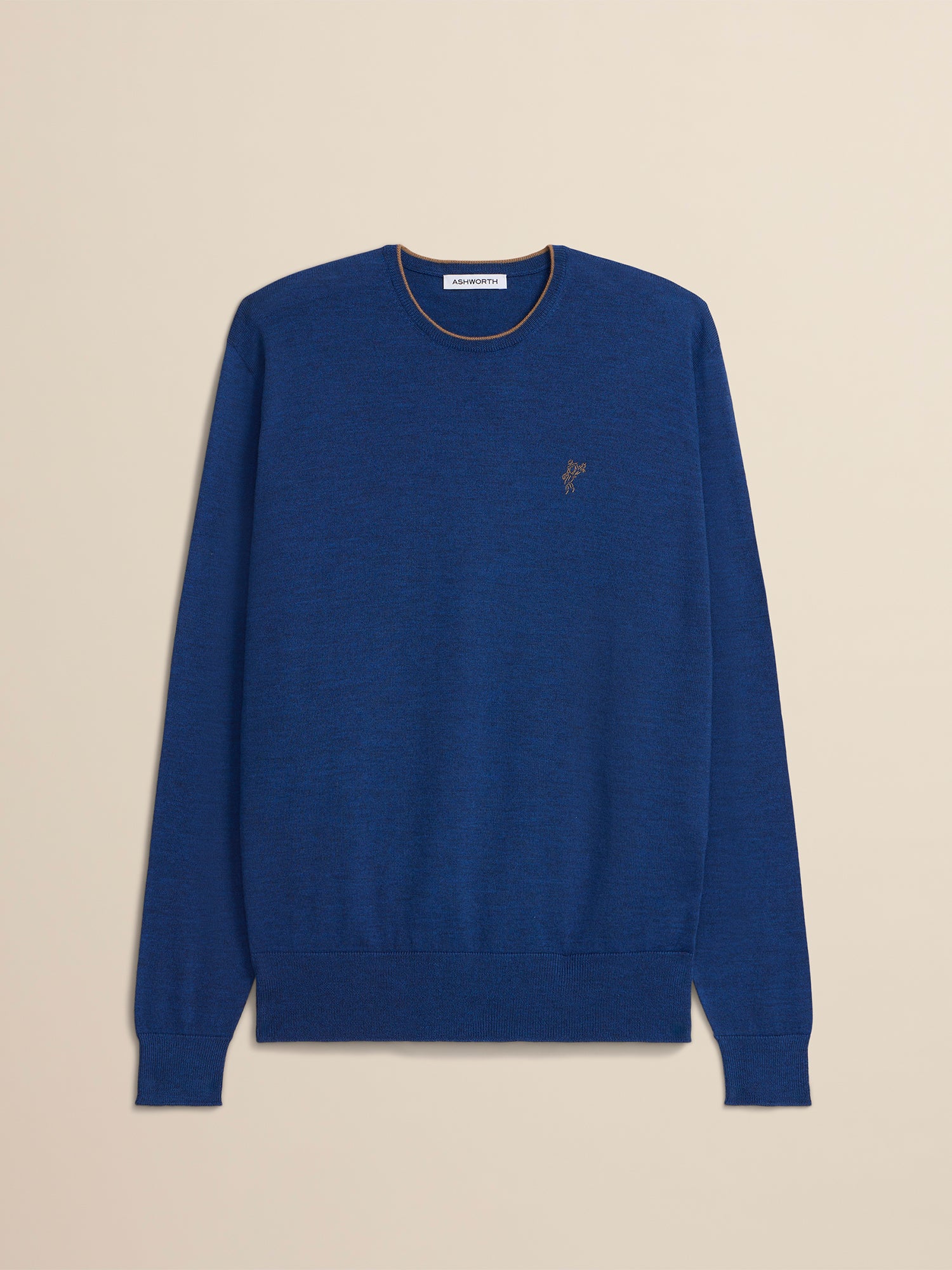 Extrafine Merino Tipped Crewneck