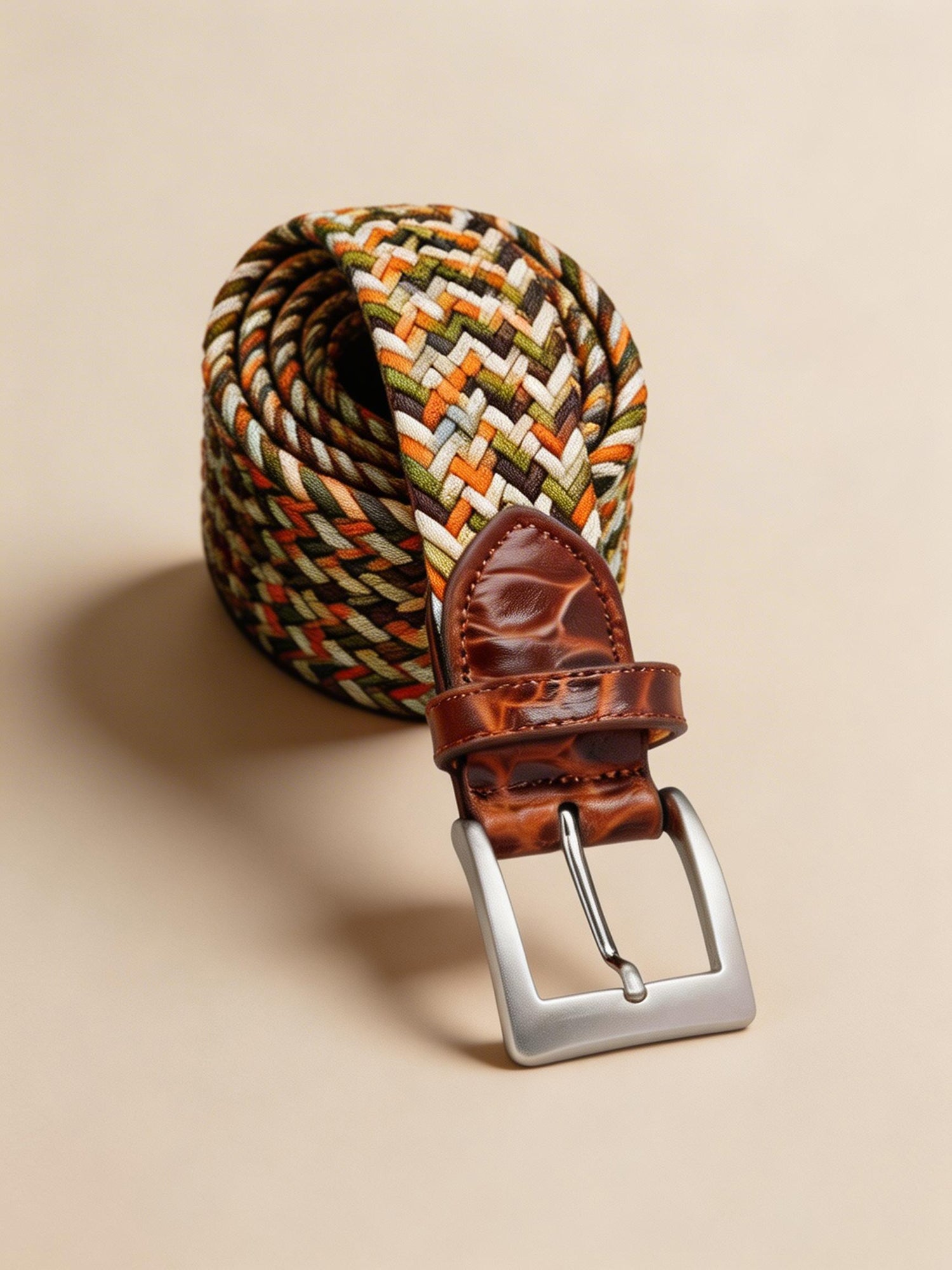 Stretch Weave with Embossed Croc Tips