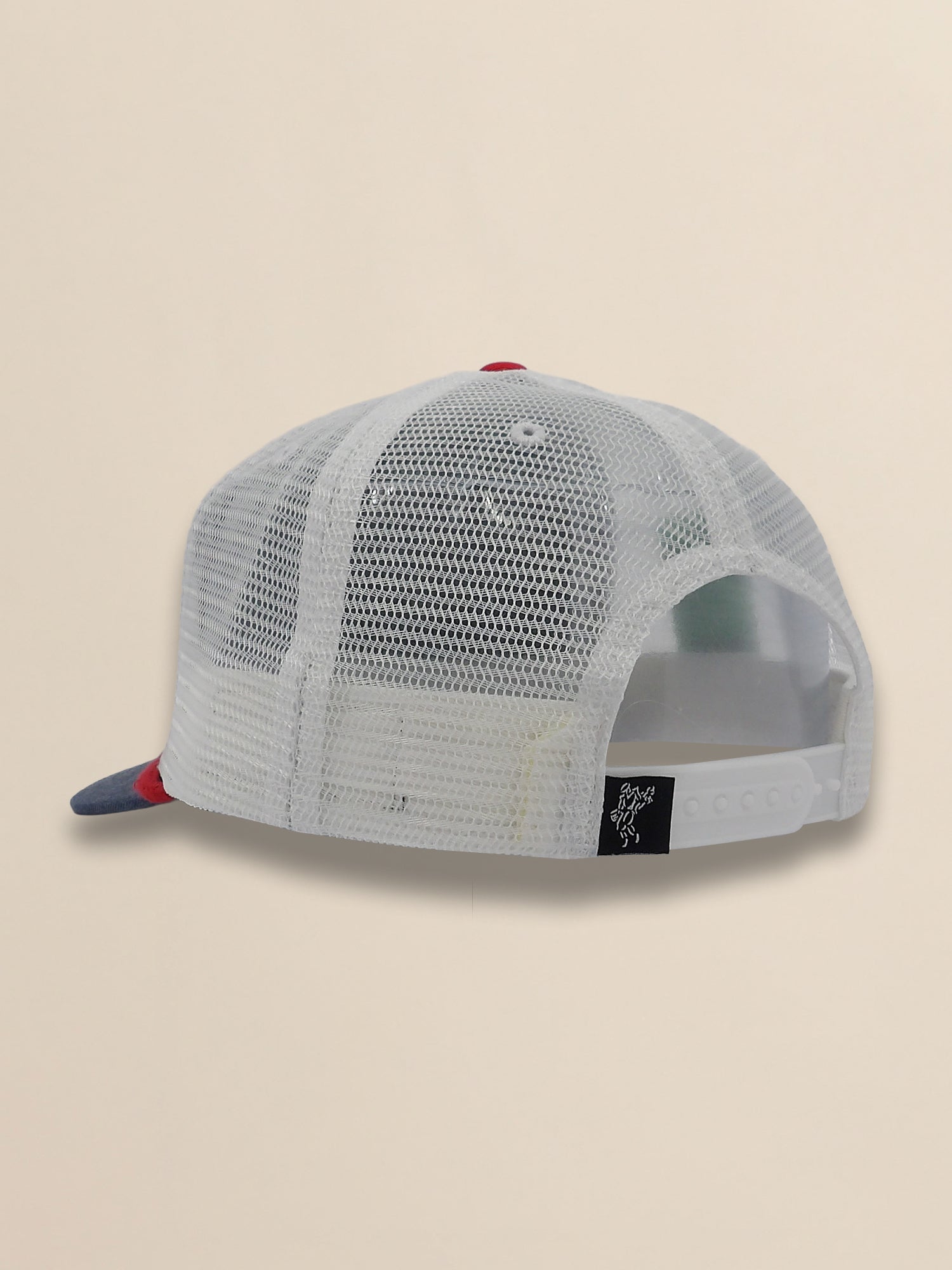 2 Tone Mesh Back Vintage Twill Flag Label Trucker Cap