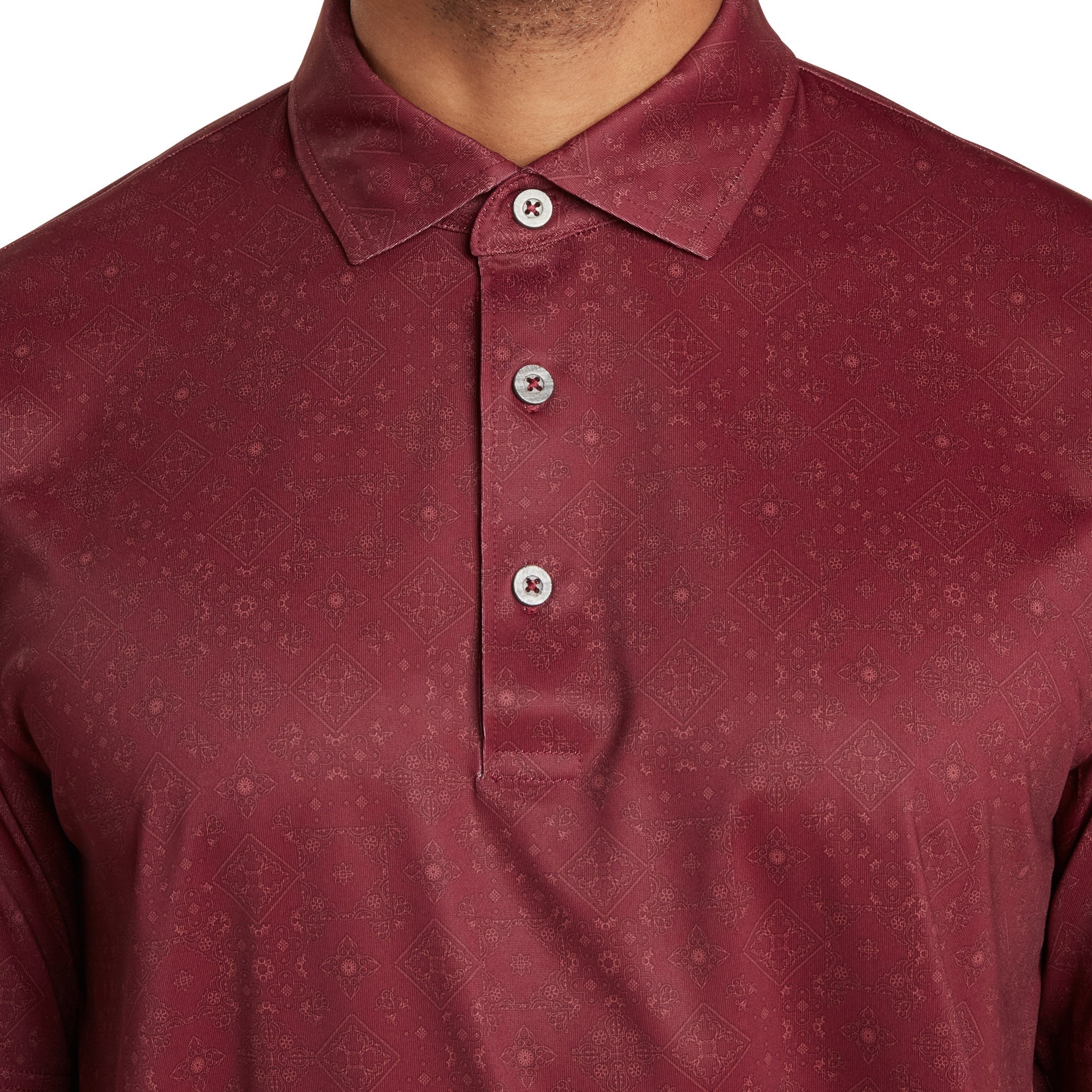Tonal Mosaic Polo