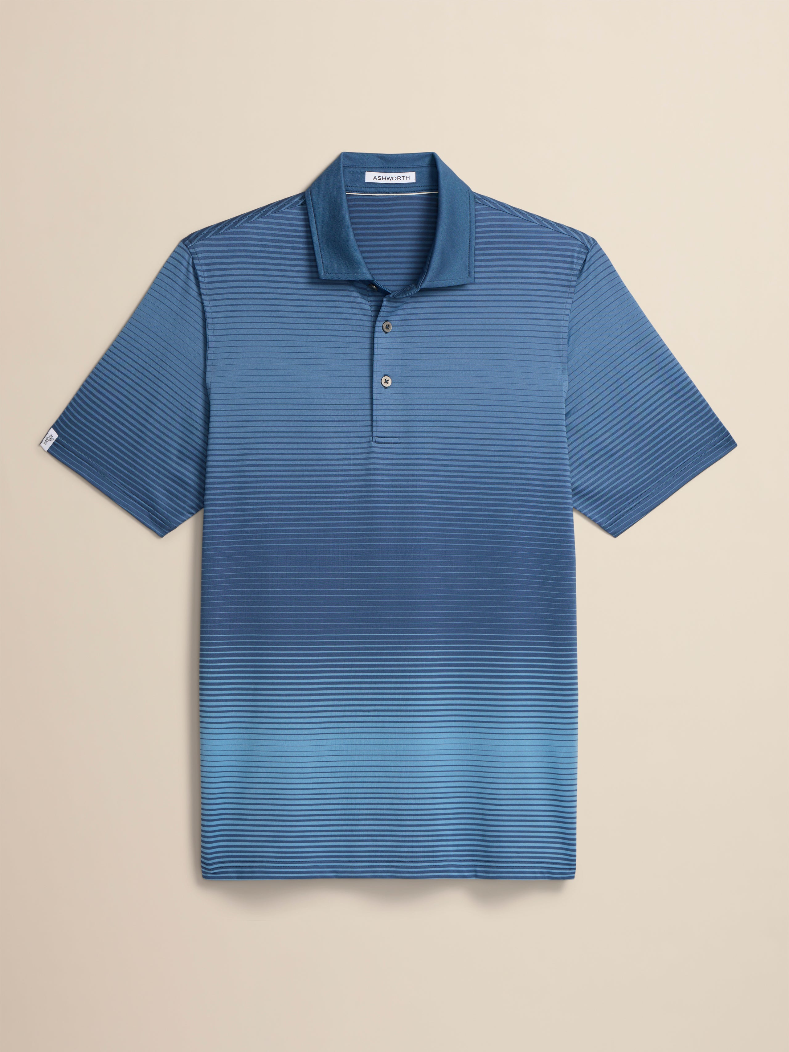 Gradient Stripe Polo