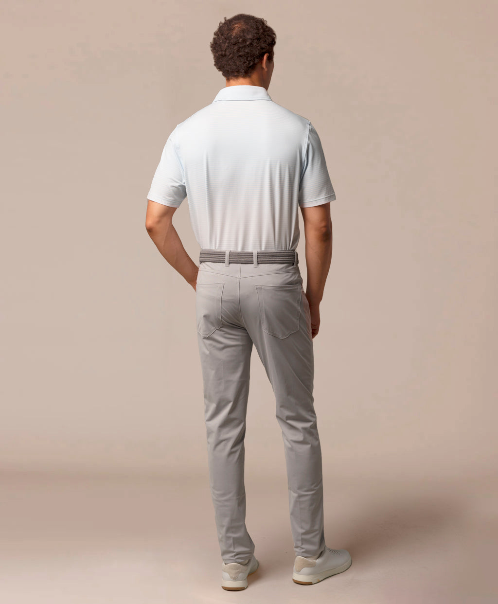 Gradient Stripe Polo image