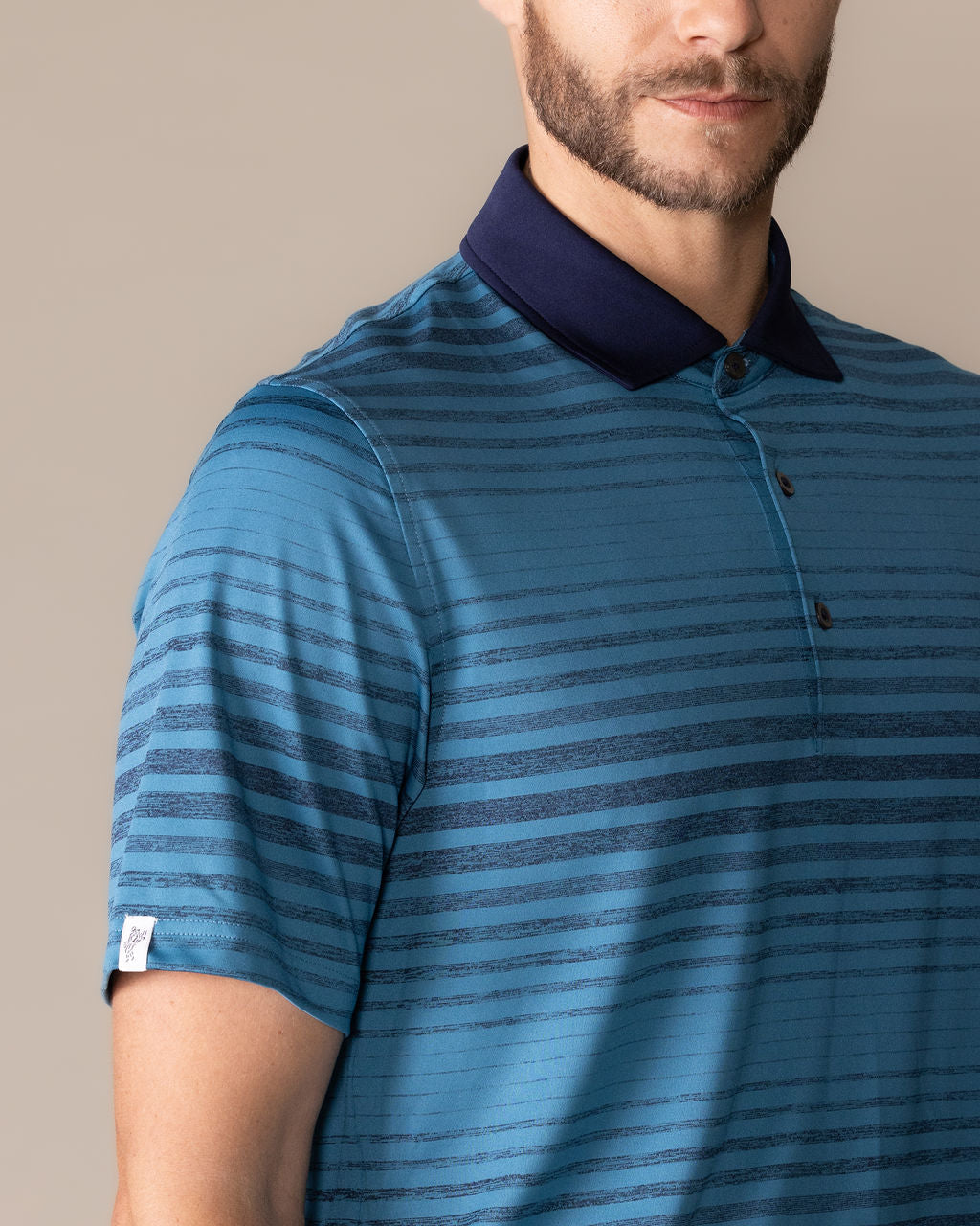 Breezy Stripe Polo