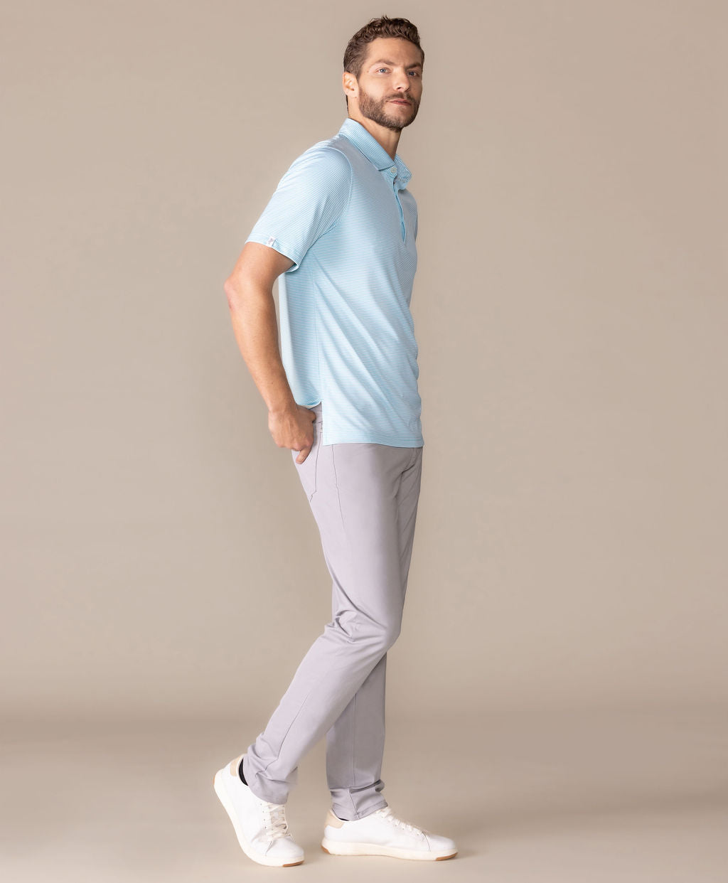 Brunch Micro Stripe Polo