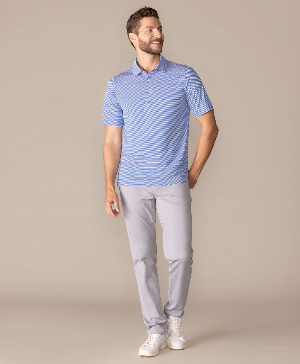 Brunch Micro Stripe Polo