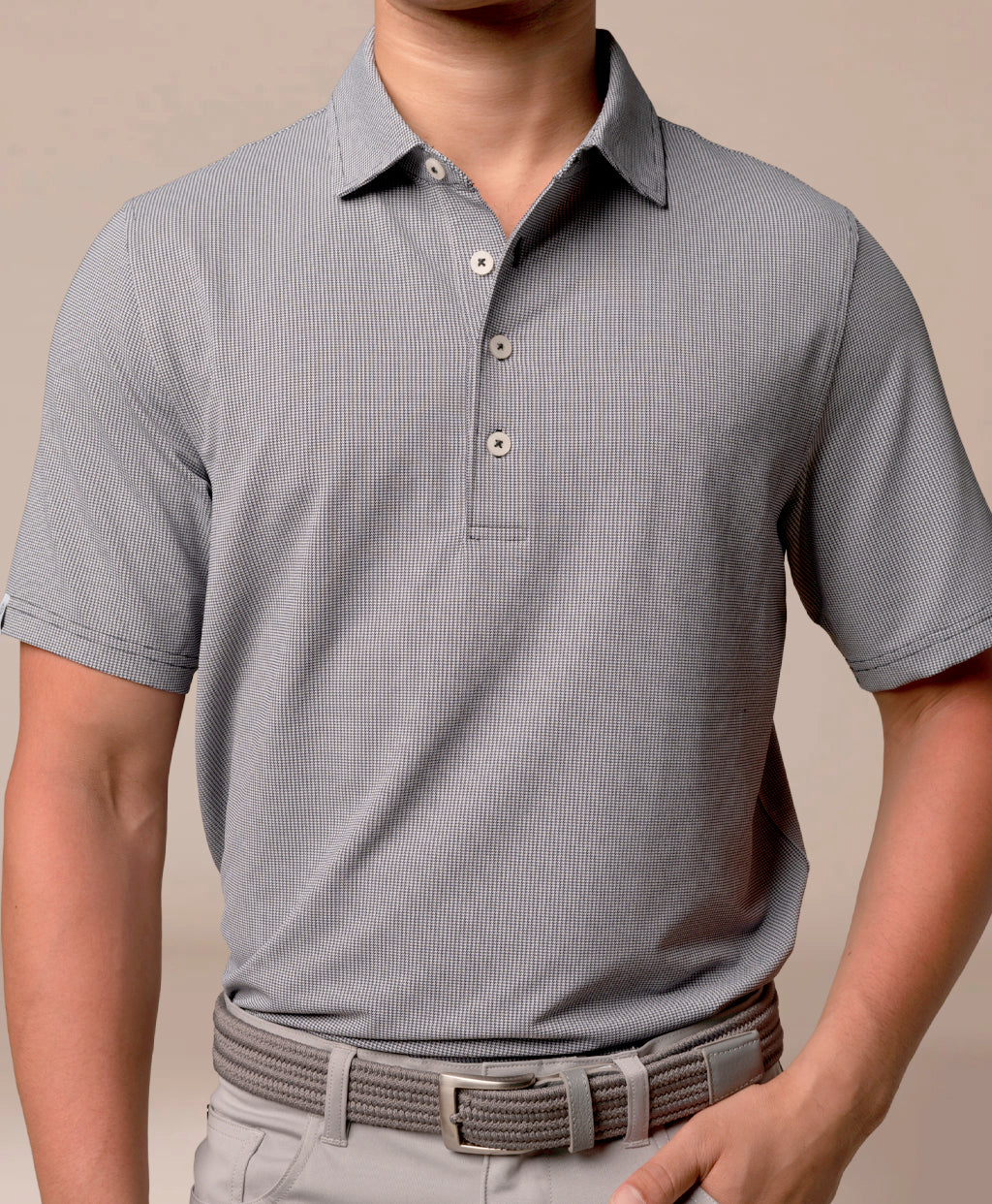 Houndstooth Polo