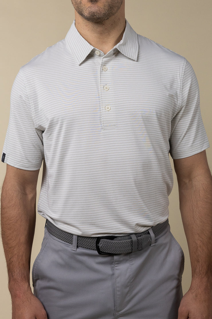 Sand Stripe Polo