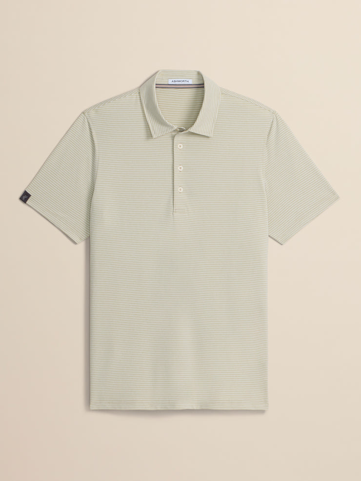 Sand Stripe Polo