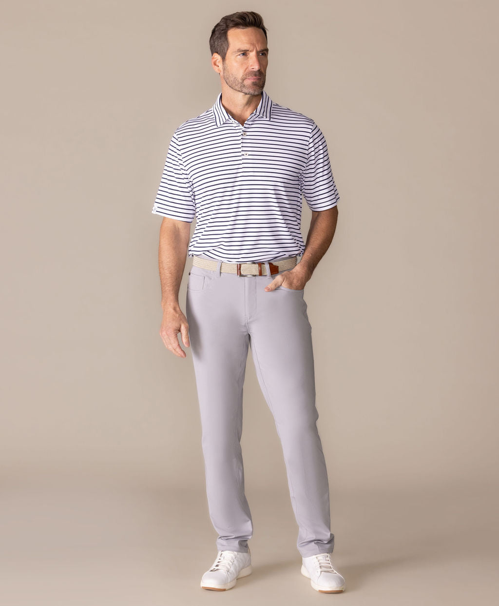 La Quinta Striped Polo