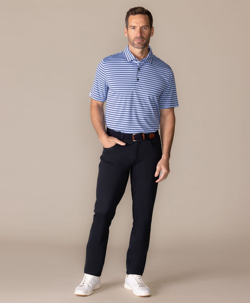 La Quinta Striped Polo
