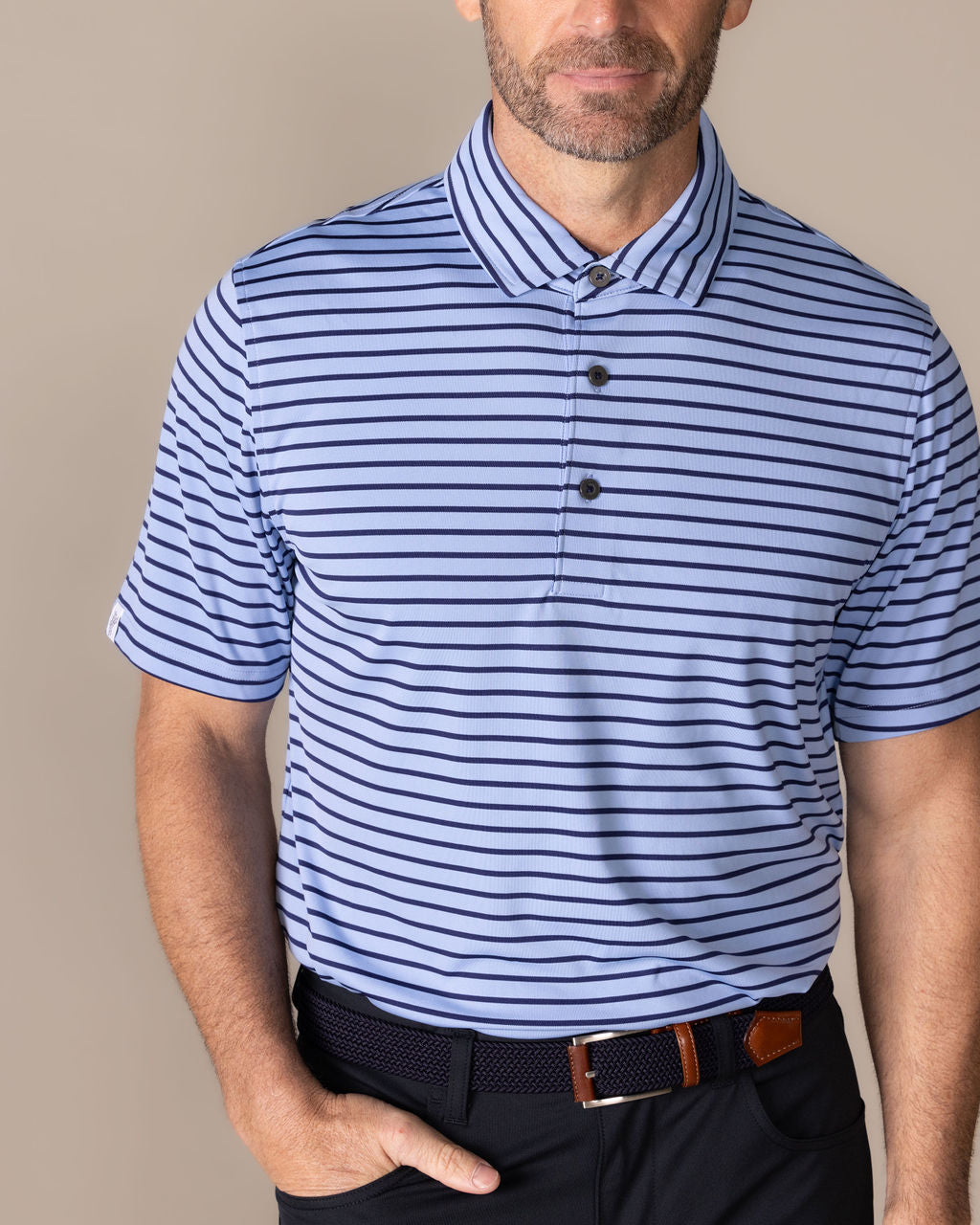 La Quinta Striped Polo