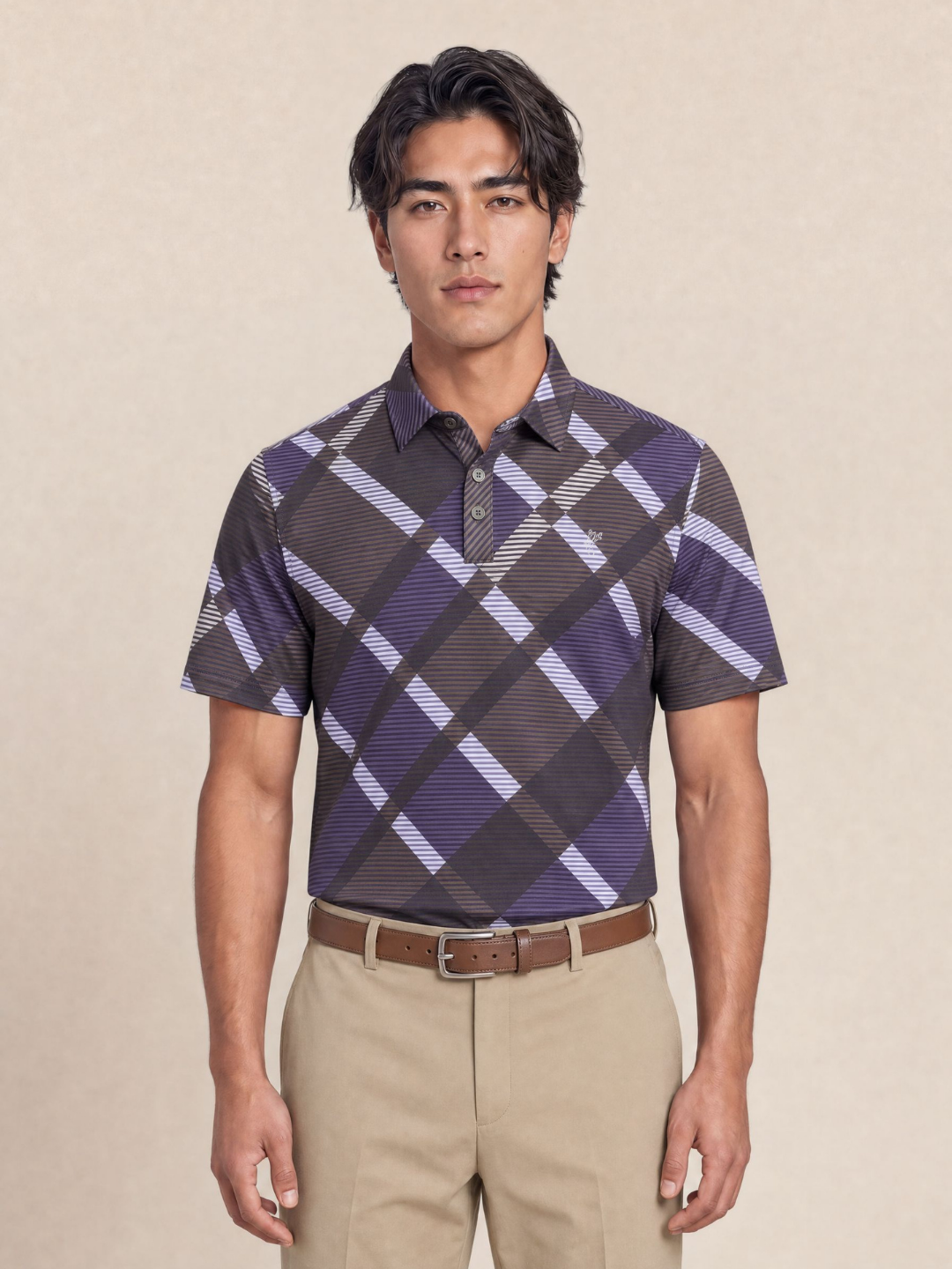 Plaid Polo