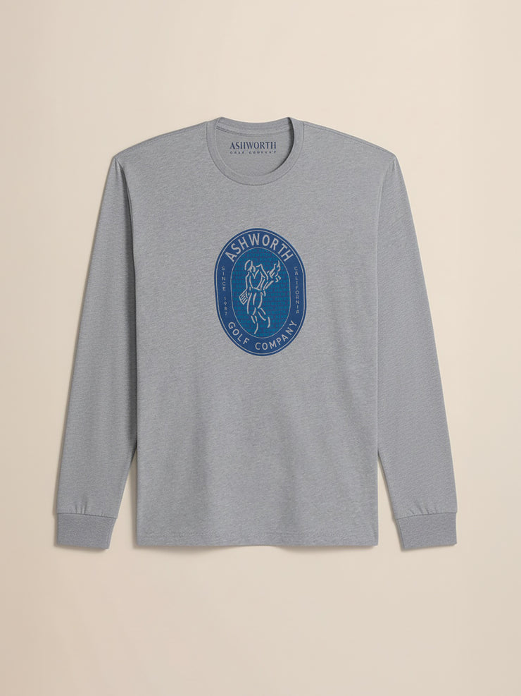 LS Ashworth Golfman Badge Tee
