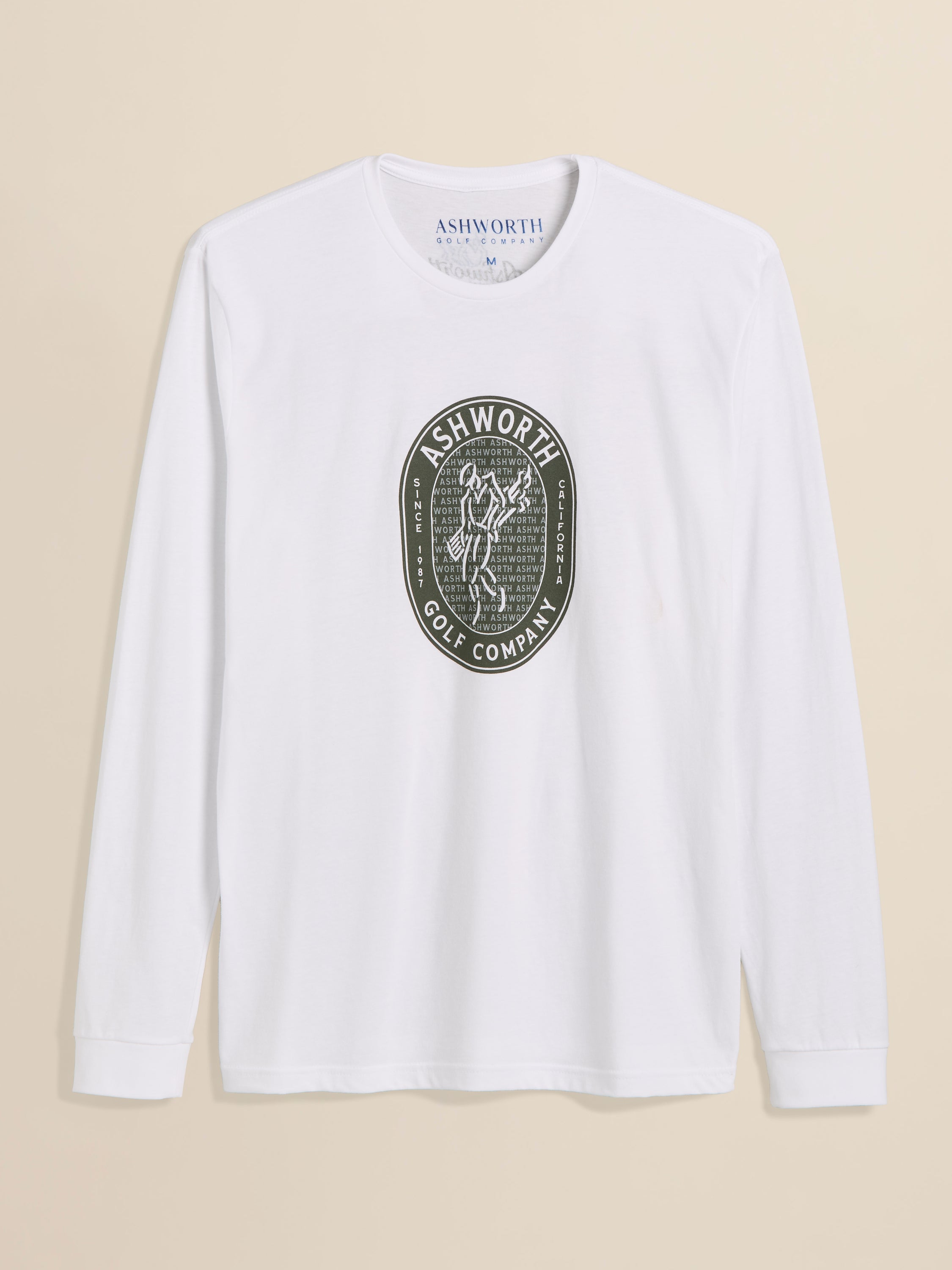 LS Ashworth Golfman Badge Tee