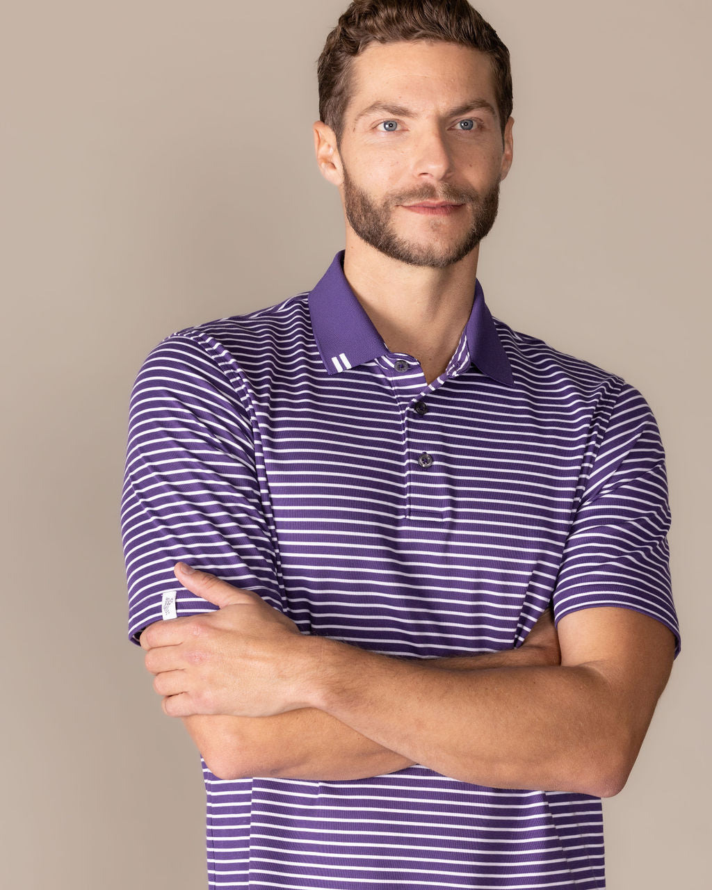 2Bar Stripe Polo