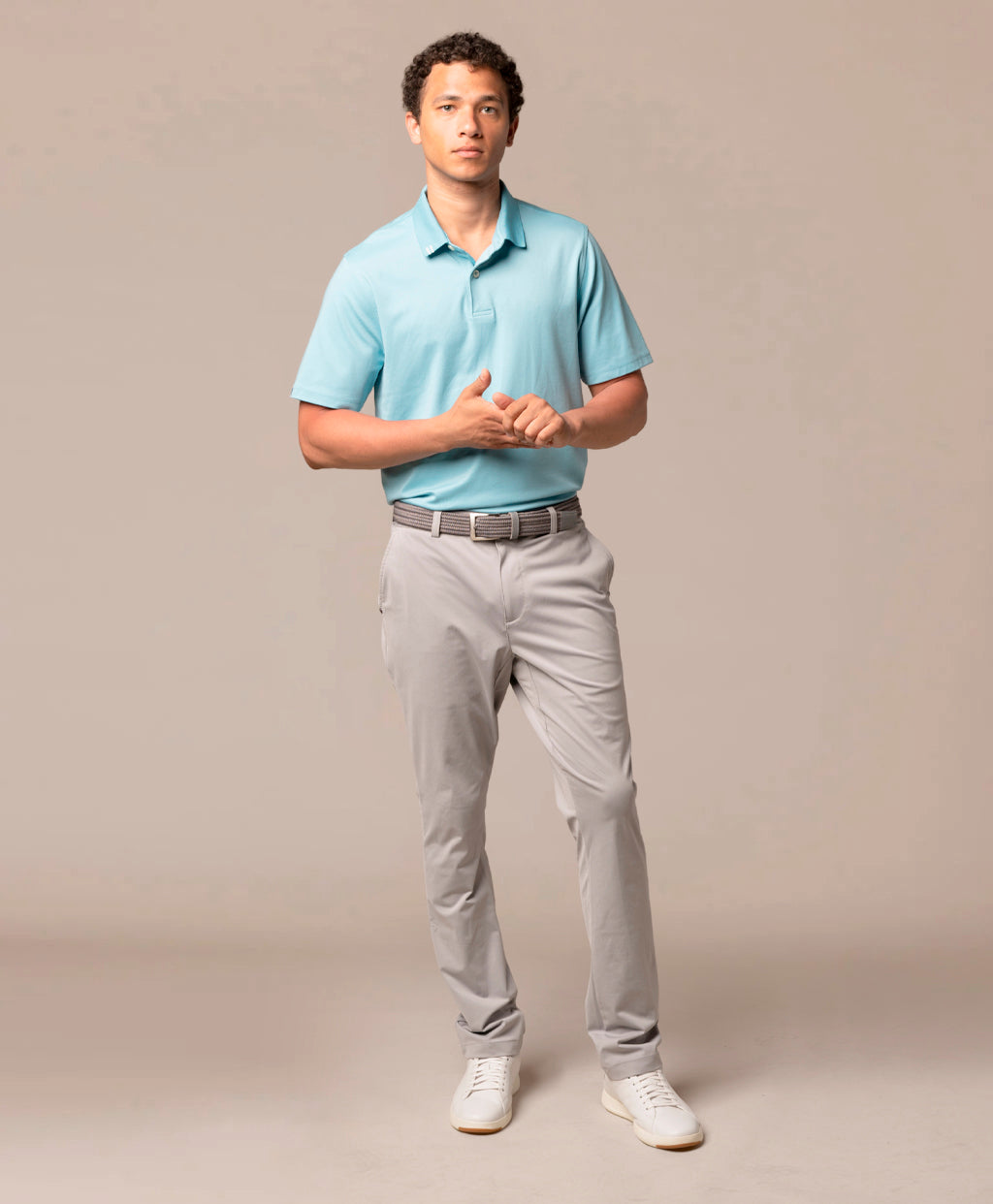 2Bar Solid Polo image