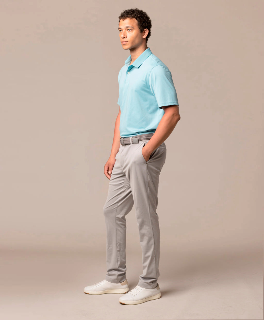 2Bar Solid Polo image