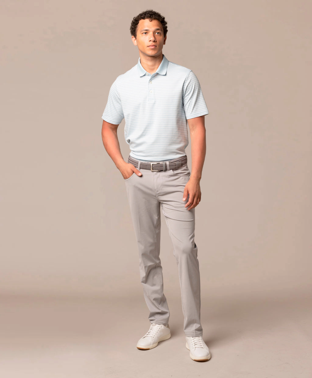 2Bar Stripe Polo image