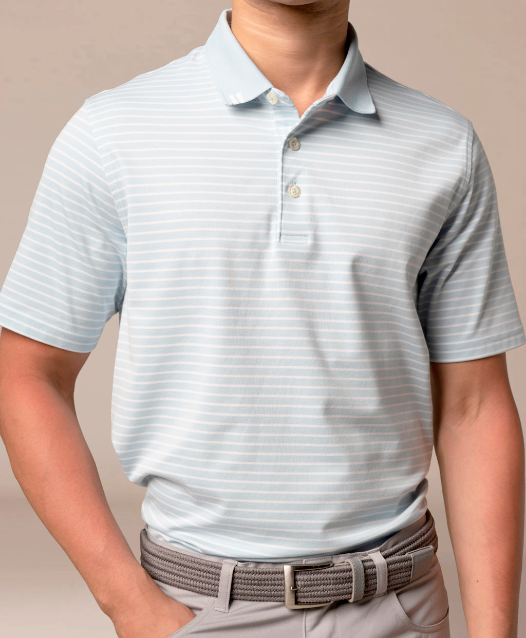 2Bar Stripe Polo
