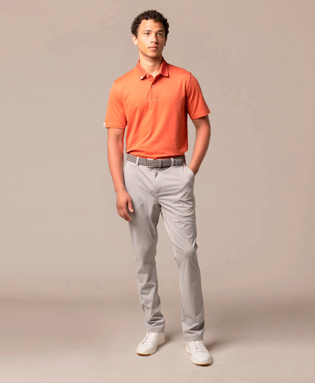 2Bar Solid Polo image