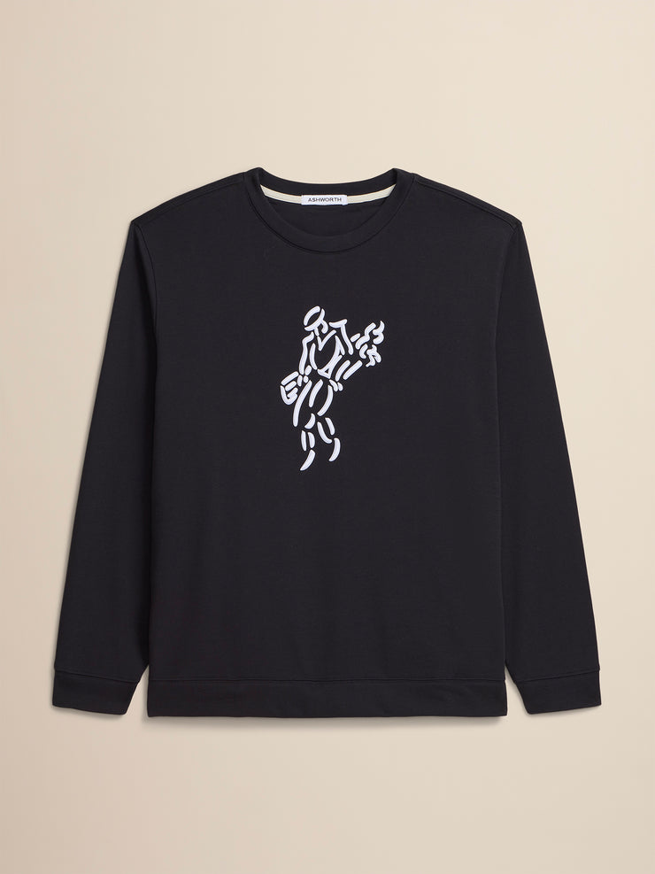 Golfman Satin Stitch Crew