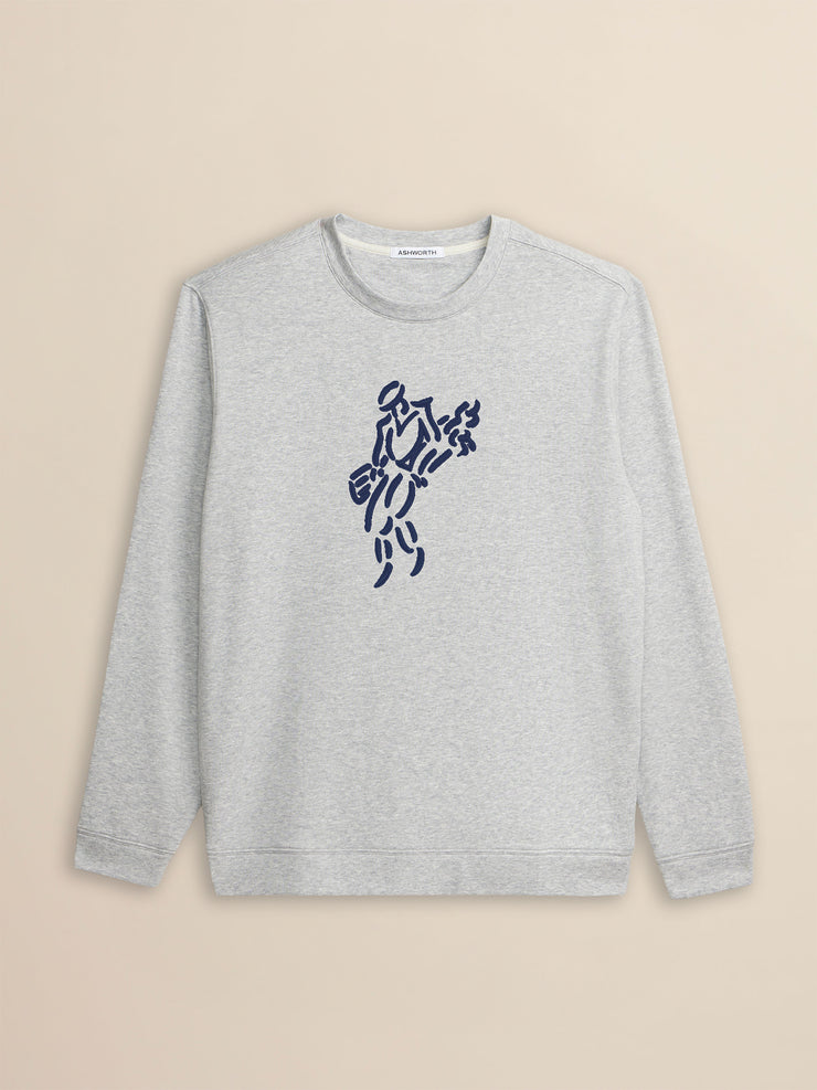Golfman Satin Stitch Crew