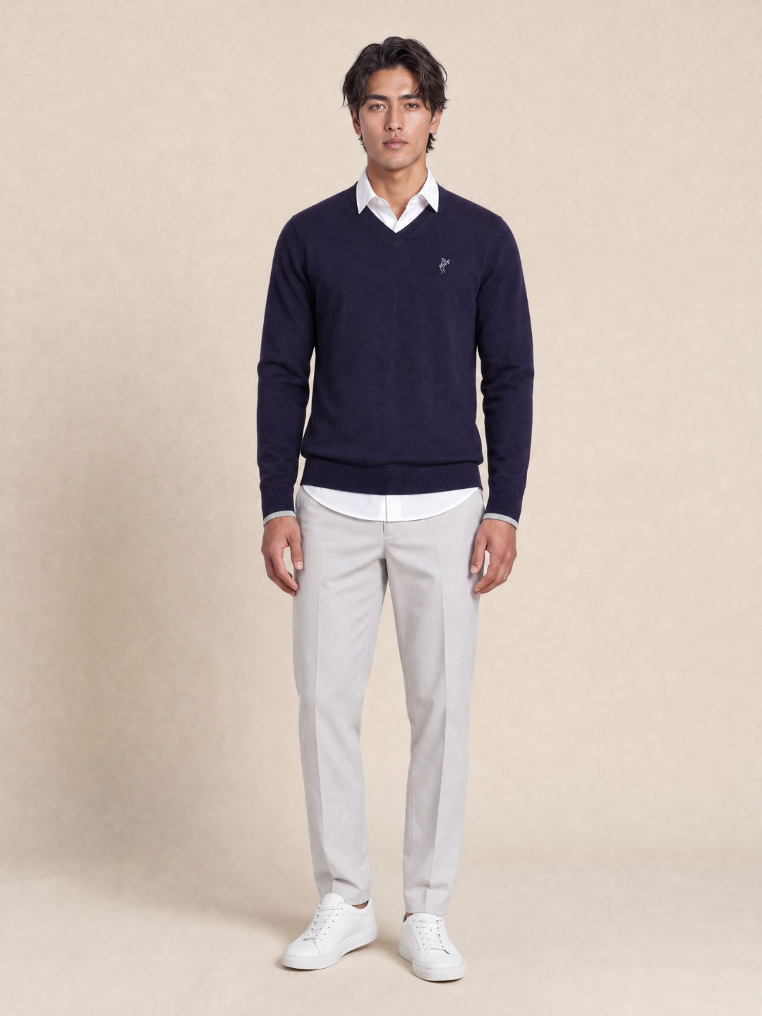 Fully Fashioned V-Neck Sweater