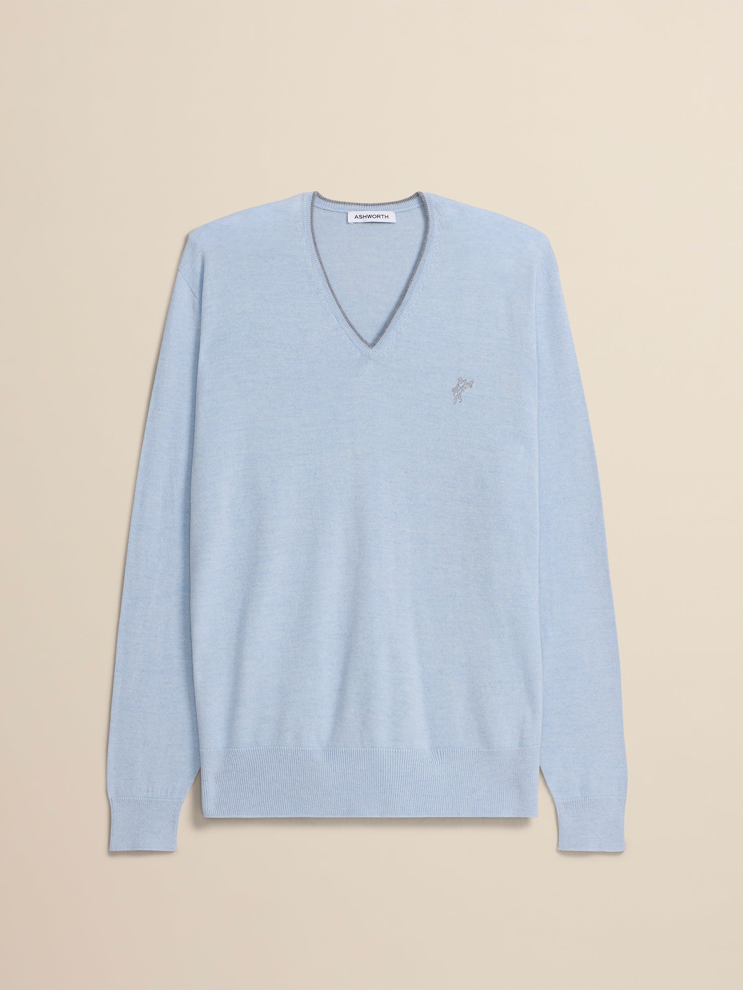 Extrafine Merino Tipped V-Neck image