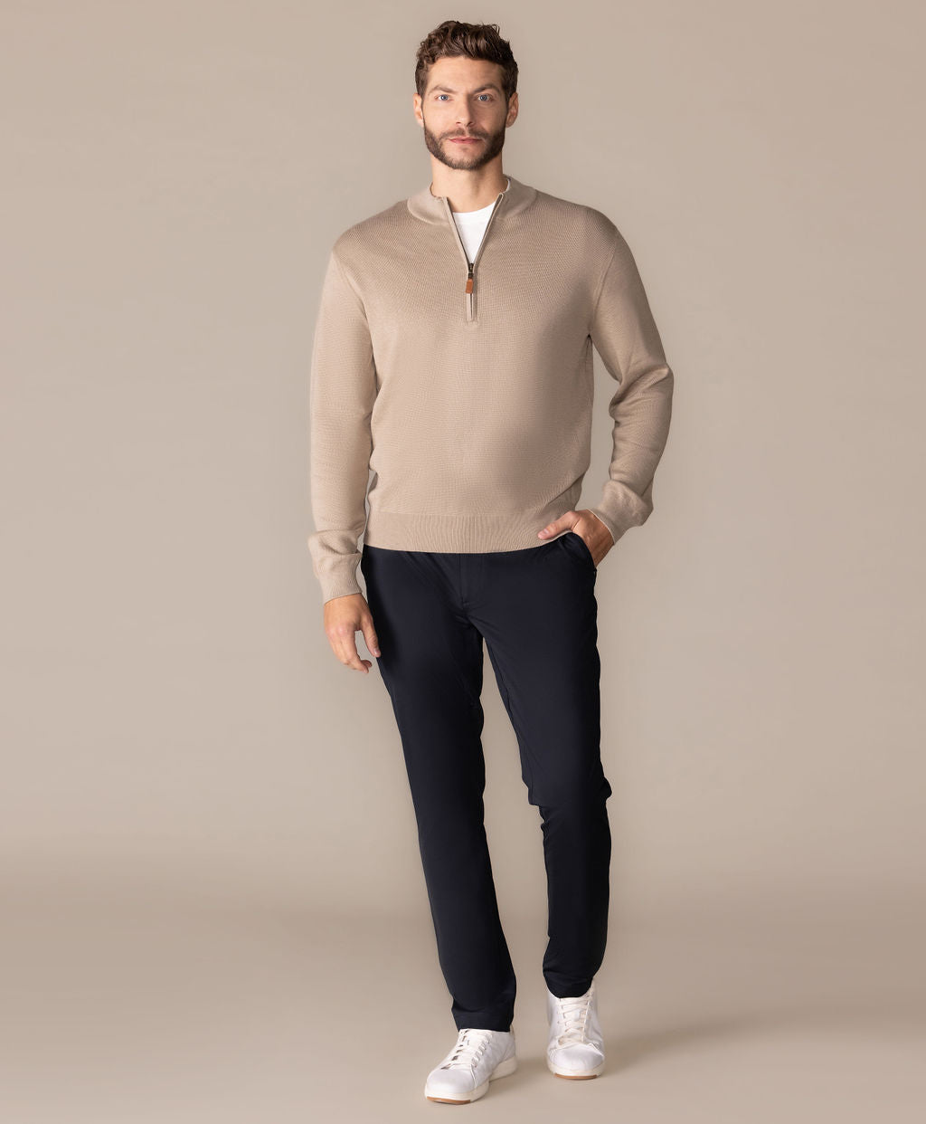 Stormy 1/4 Zip Sweater