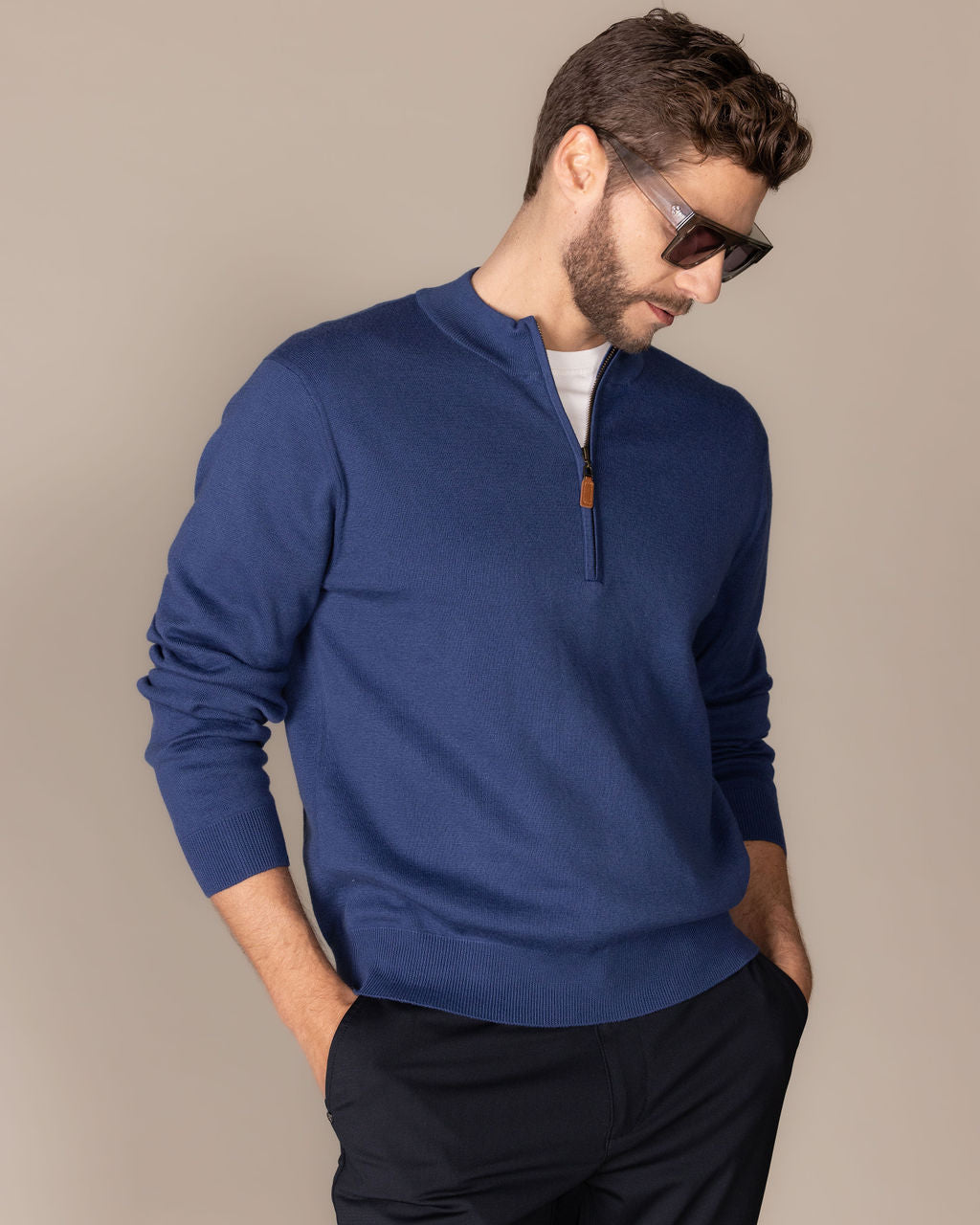 Stormy 1/4 Zip Sweater