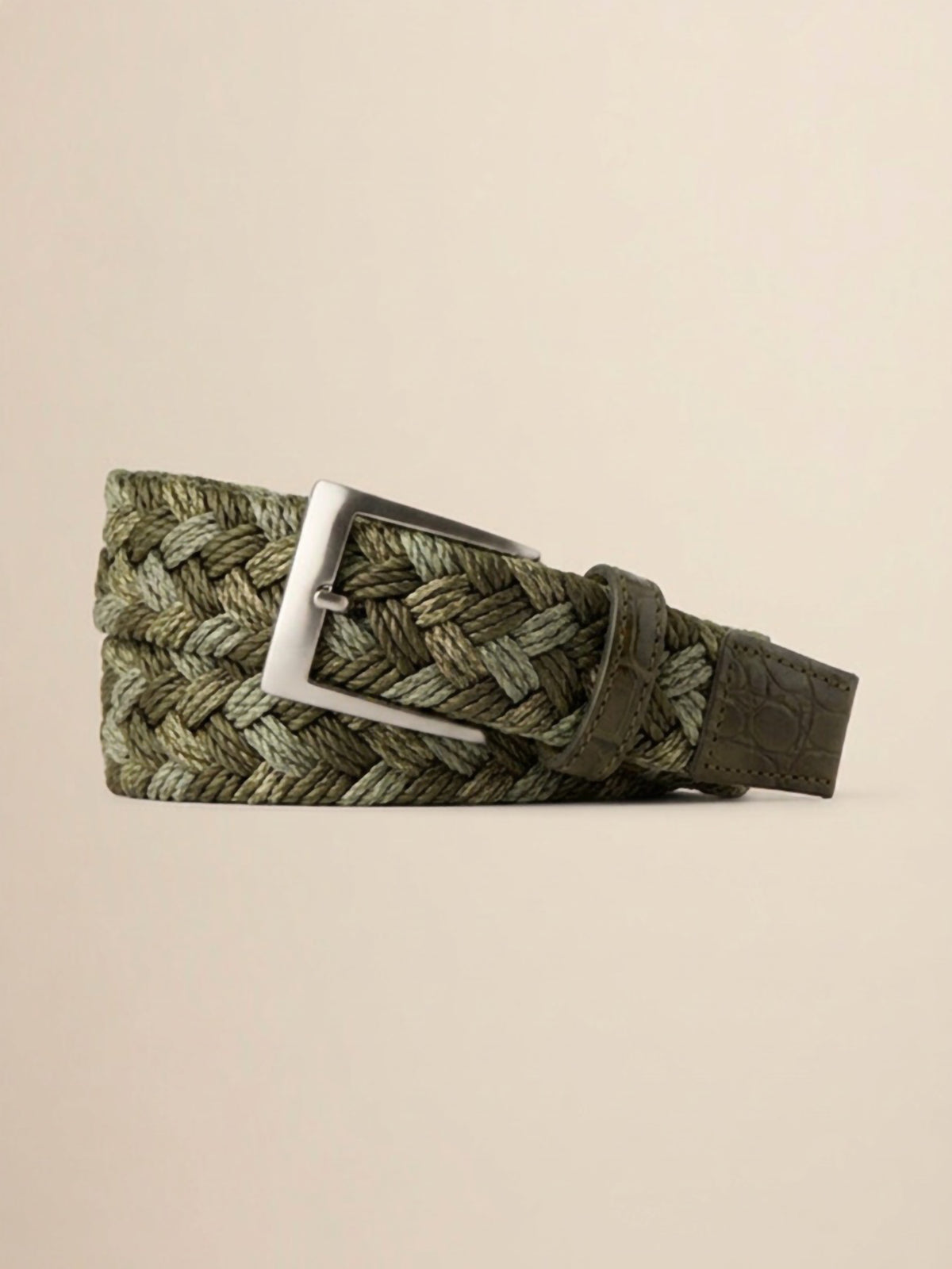 Cloth Weave with Embossed Croc Tabs image