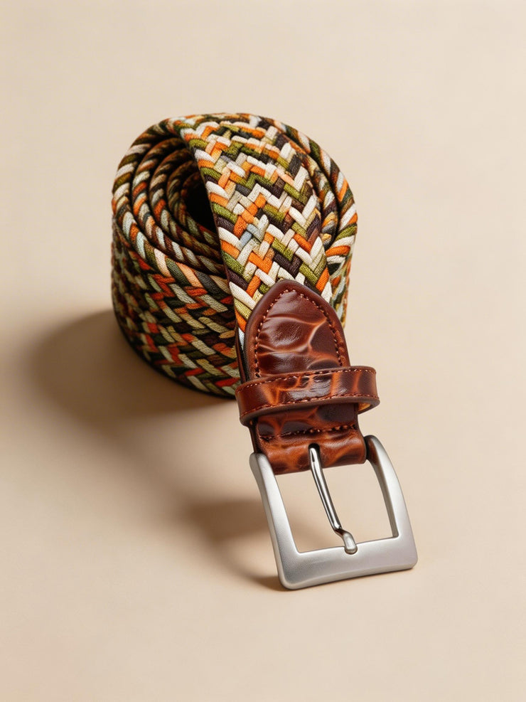 Stretch Weave with Embossed Croc Tips