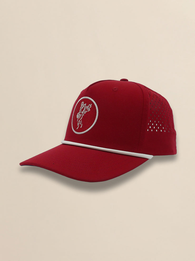 Perforated Active Poly Golfman Cap