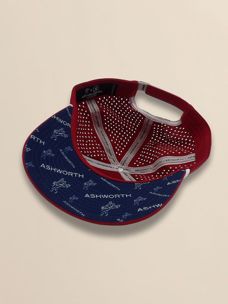 Perforated Active Poly Golfman Cap