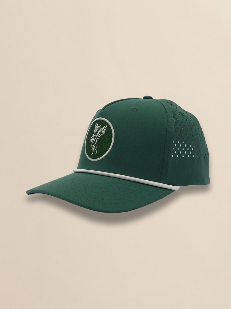 Perforated Active Poly Golfman Cap