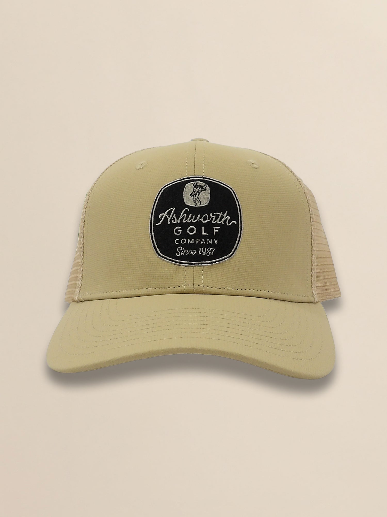 Mesh Back Pearl Poly AGC Badge Cap