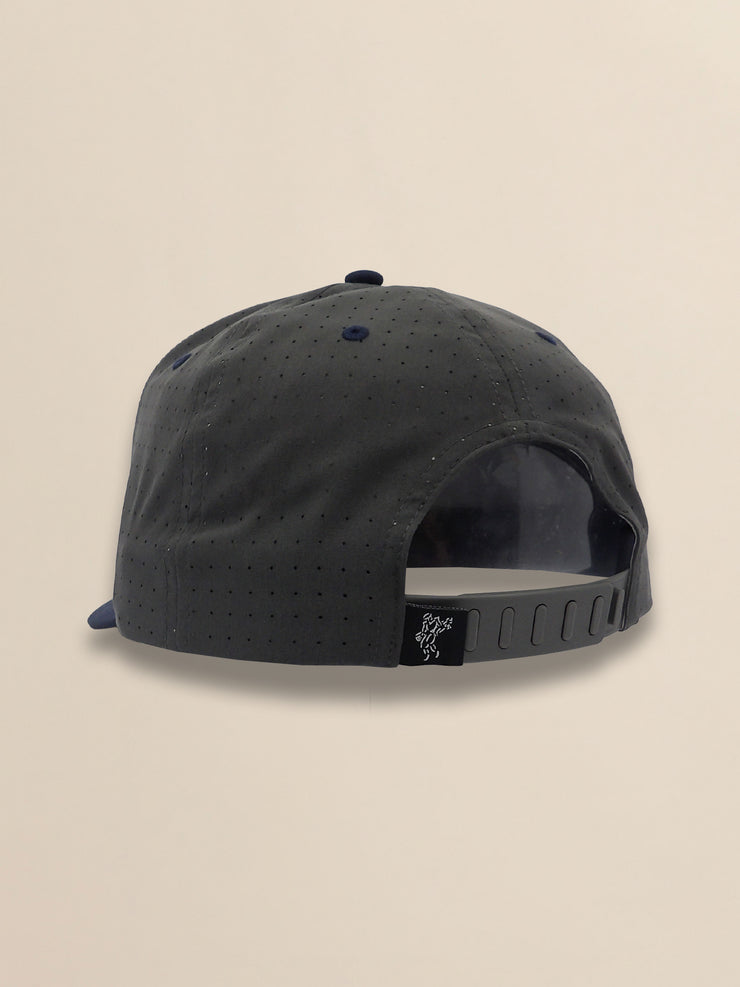 2 Tone Perforated Active Poly Script Cap